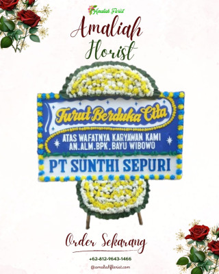 Papan Bunga Duka di Renged