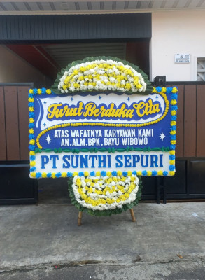 Papan Bunga Duka di Renged