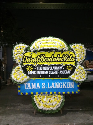 Papan Bunga Duka di Renged