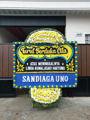 Papan Bunga Duka di Renged